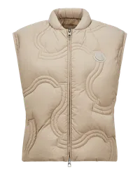 Moncler Druzy Daunenweste Beige