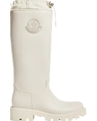 Moncler Kickstream hohe Regenstiefel Weiss