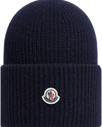 Moncler Mütze aus Wolle Blau