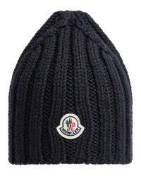 Moncler Mütze aus Wolle Blau