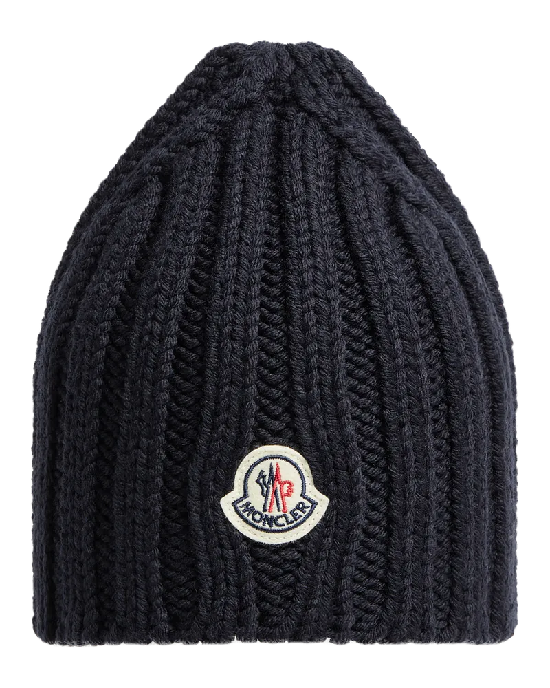 Moncler Mütze aus Wolle Blau