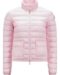 Moncler Lans kurze Daunenjacke Pink