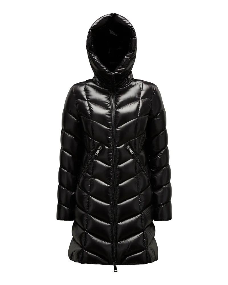 Moncler Marus Lange Daunenjacke Schwarz