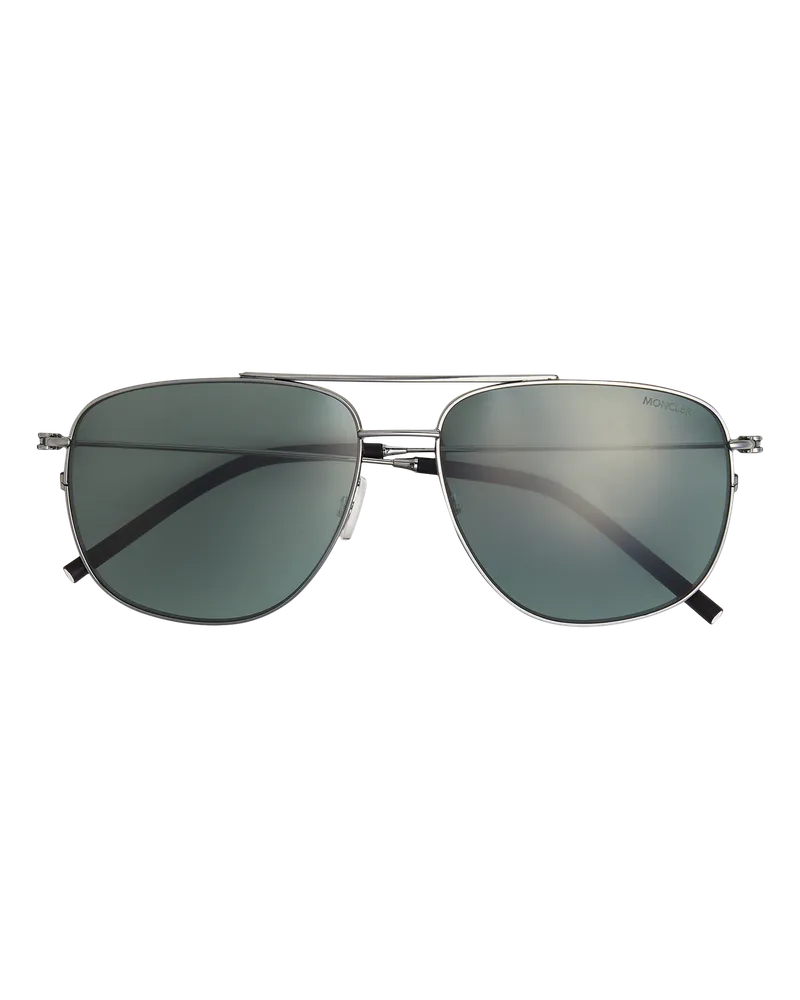 Moncler Alumni Pilotensonnenbrille Grau