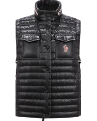 Moncler Gumiane Daunenweste Schwarz