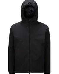 Moncler Polset kurze Daunenjacke Schwarz