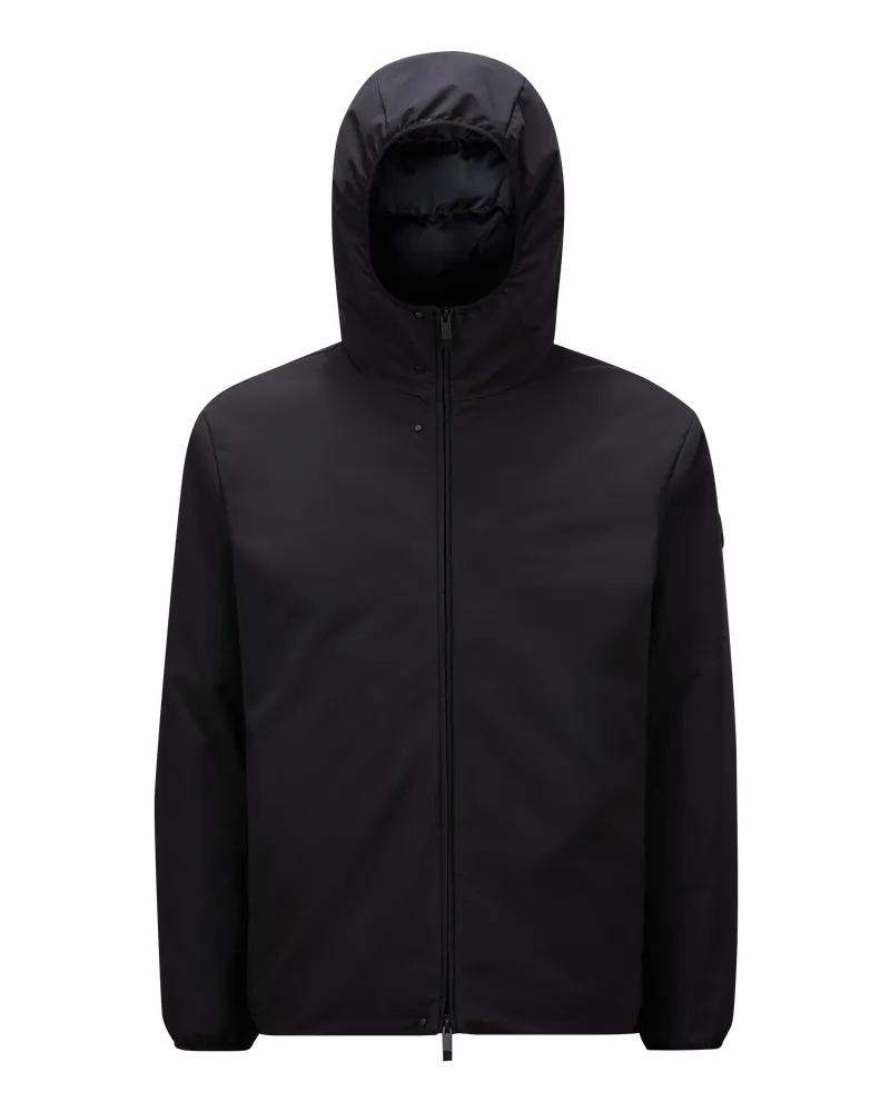 Moncler Polset kurze Daunenjacke Schwarz