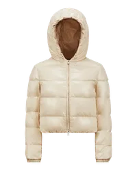 Moncler Bayard kurze Daunenjacke Beige