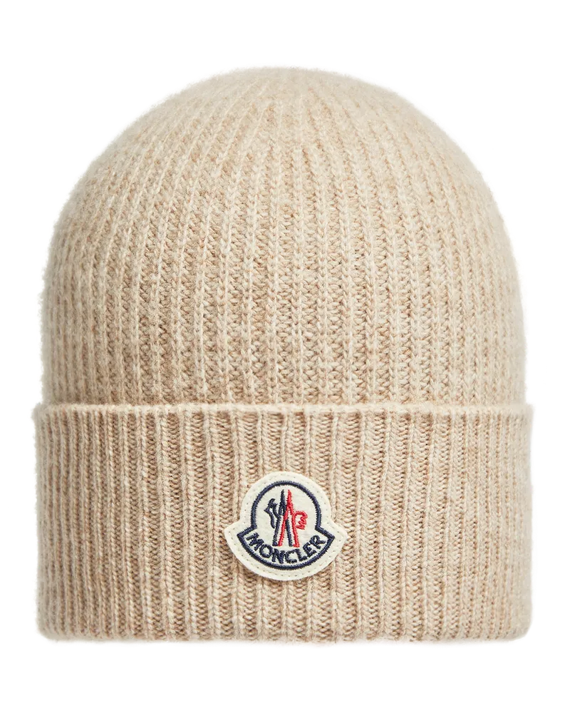 Moncler Beanie aus Kaschmirmischung Beige