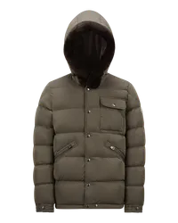 Moncler Marcelettes kurze Daunenjacke Grün