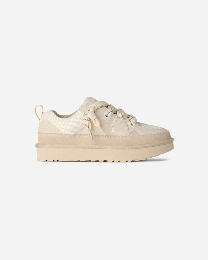 UGG Lo Lowmel Sneaker für Damen in White, Größe Veloursleder/Textil/Recycled Materials Jasmine
