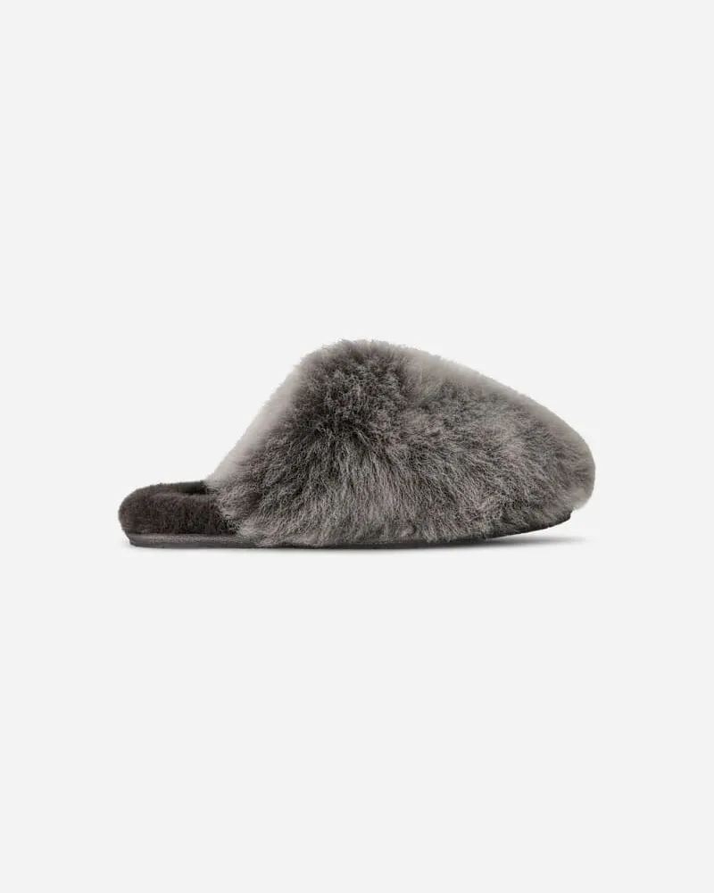 UGG Scuffette Chalet Slipper für Damen in Black, Größe Schaffell Charcoal