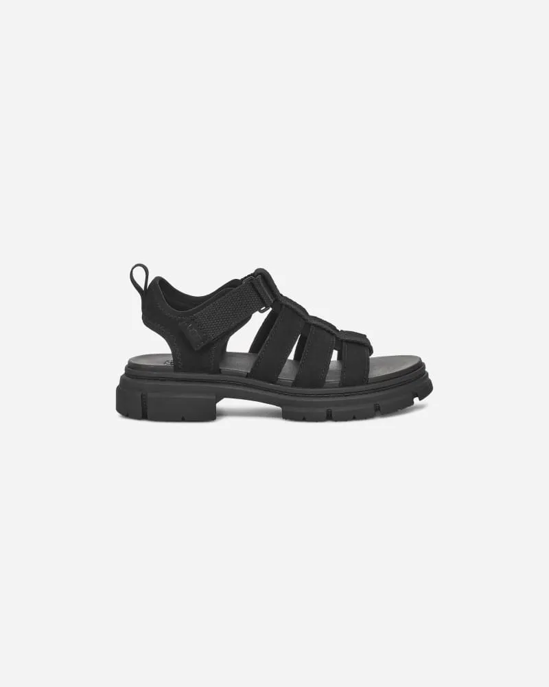 UGG Ashton Multistrap Sandale für Kinder | UGG® EU in Black, Größe Nubukleder/Textil/Recycled Materials Black