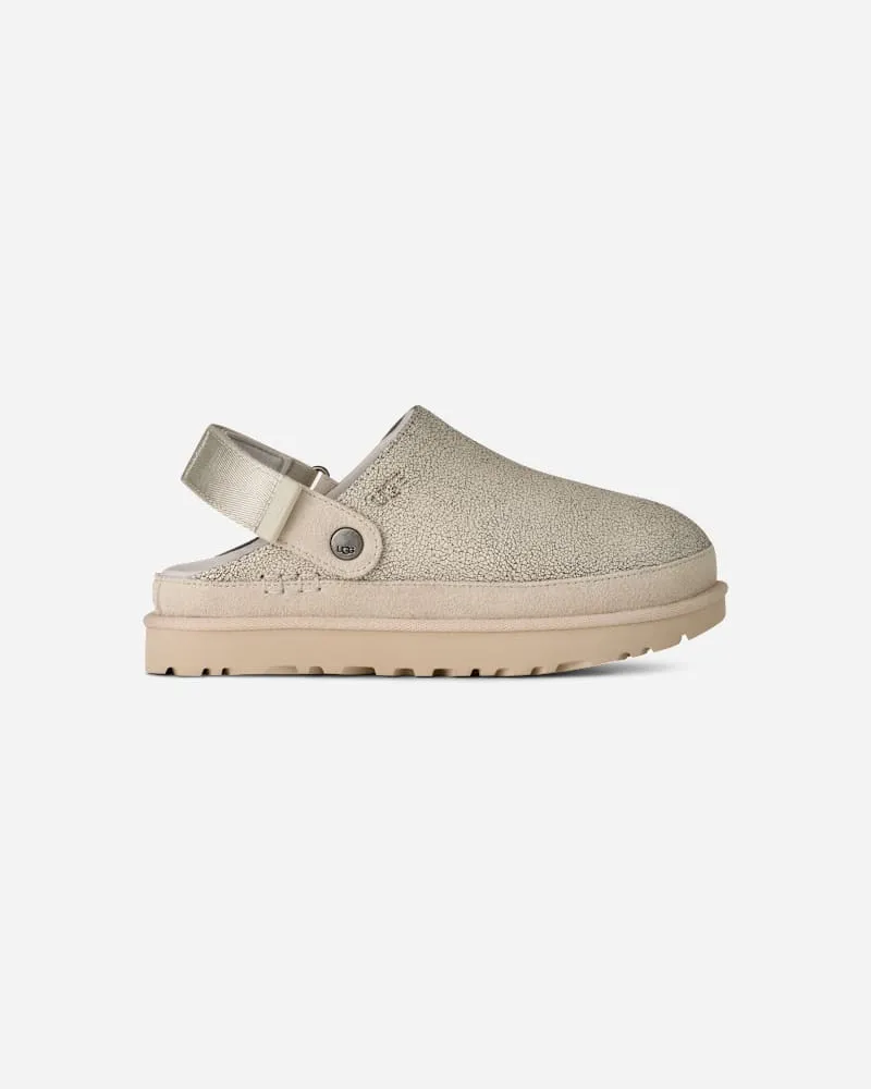 UGG Goldenstar Crackle Clog für Damen in Crackle White, Größe Crackle