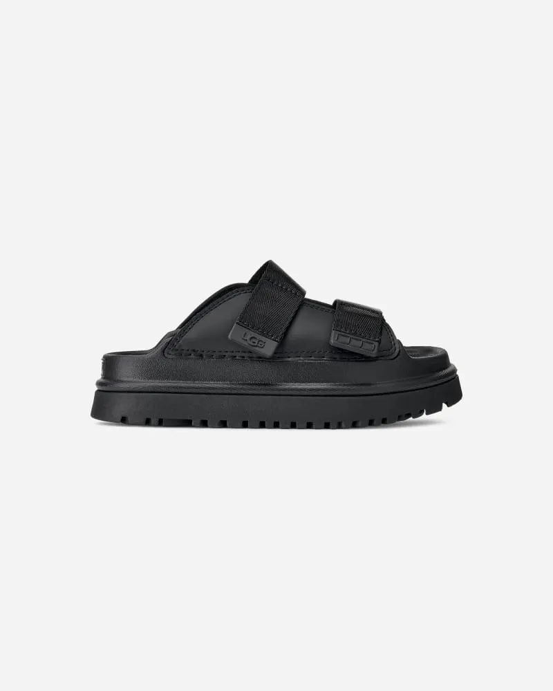 UGG GoldenGlow Slide für Kinder in Black, Größe Synthetik Black