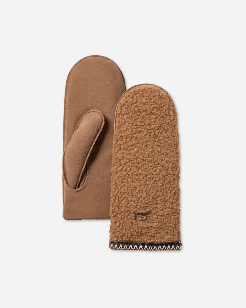 UGG braid™ Fäustlinge für Damen in Light Chestnut, Größe Light
