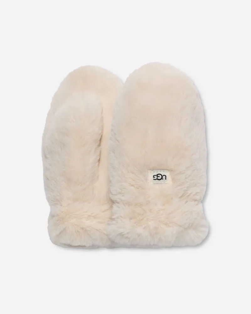UGG Fäustlinge aus Kunstfell für Kinder | UGG® EU in Nimbus, Größe Polyester Nimbus