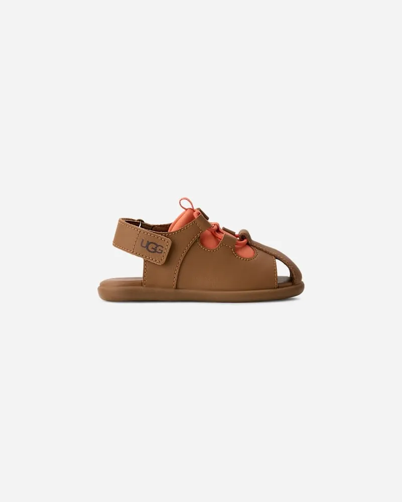 UGG Ollie Glide für Kinder in Brown, Größe Leder Chestnut
