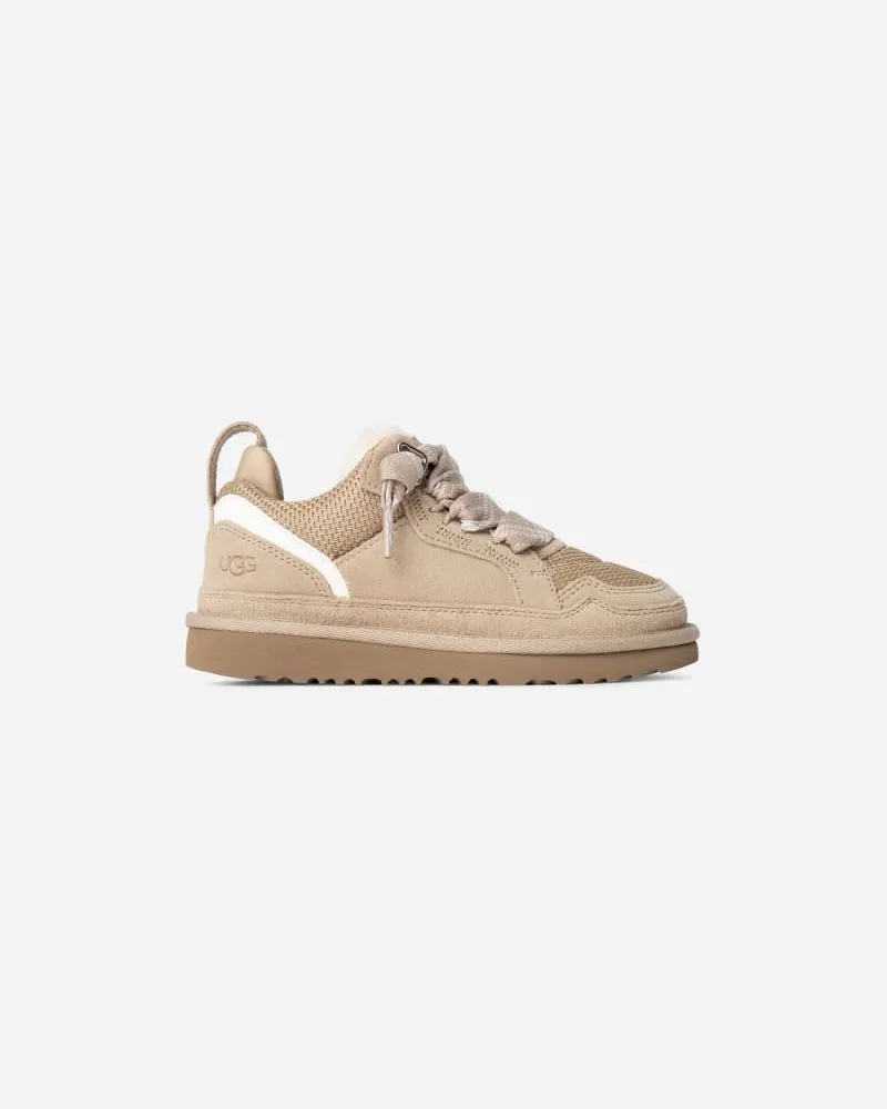 UGG Lowmel Sneaker für Kinder | UGG® EU in Beige, Größe Canvas/Wildleder/Recycelte Materialien Sand