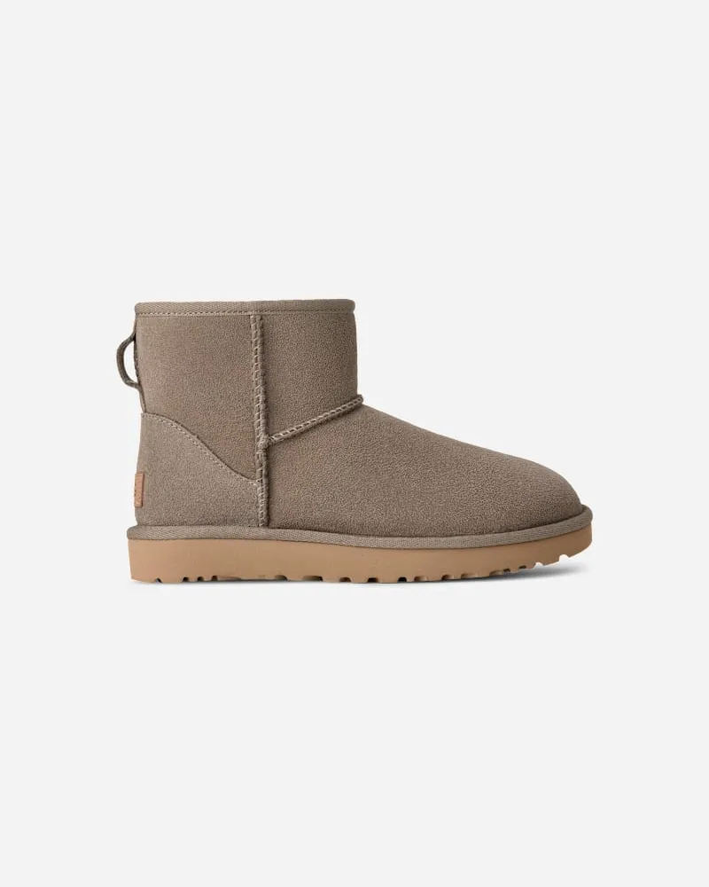UGG Classic Mini II Stiefel für Damen in Cobble Grey, Größe Twinface Cobble
