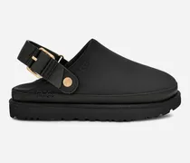Goldenstar Villa Clog für Damen in Black, Größe Nubukleder