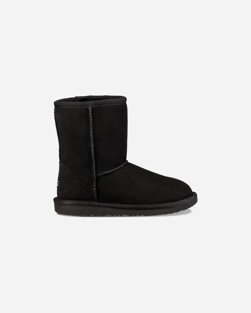 UGG Classic Short II Boot für Kinder | UGG® EU in Black, Größe 36, Twinface Black