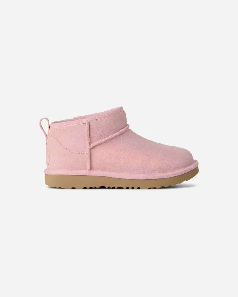 UGG Classic Ultra Mini Dazzle Boot für Kinder in Ribbon Candy, Größe Wildleder Ribbon