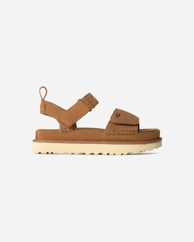 UGG Goldenstar Sandale für Damen | UGG® EU in Brown, Größe Veloursleder Chestnut