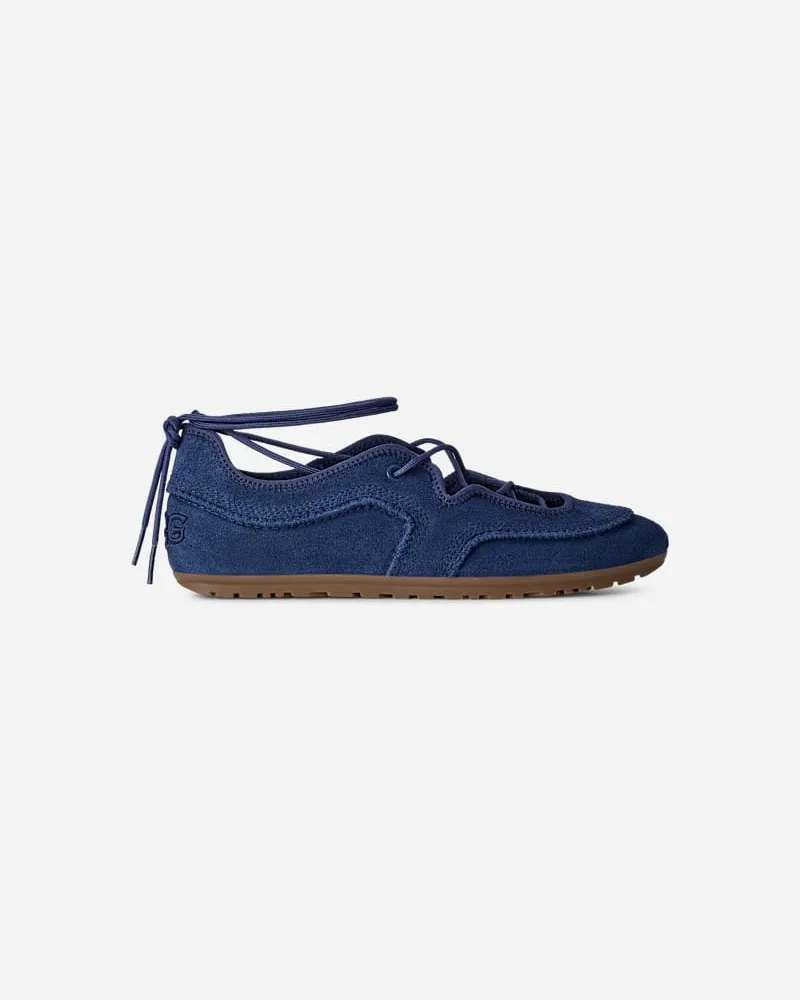UGG Quill Ballerina-Sneaker für Damen in High-Voltage Blue, Größe High-voltage