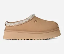Tazz II für Damen | Lammfell-Slipper auf in Beige, Größe Veloursleder
