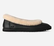 Zora Ballerina aus Leder für Damen in Black, Größe