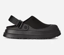 GoldenGlow Canvas-Clog für Damen in Black, Größe