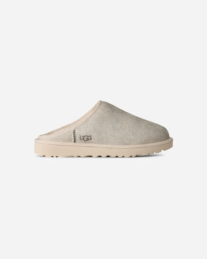 UGG Classic Slipper Crackle für Herren in White, Größe Jasmine
