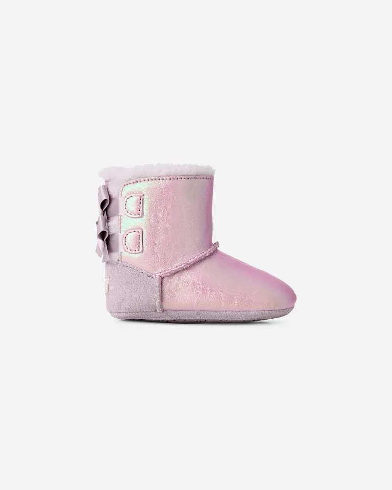 UGG Bailey Bow Frosted Bootie für Kinder in Lavender Smoke, Größe Lavender