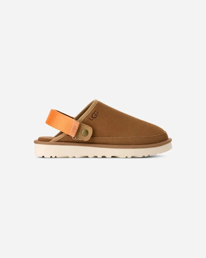 UGG Goldencoast Clog II für Herren in Brown, Größe Veloursleder Chestnut