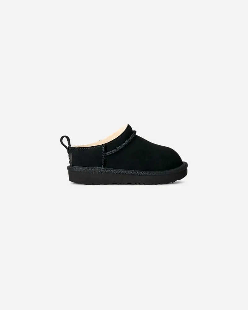 UGG Classic Micro Boot für Kinder in Black, Größe Wildleder Black