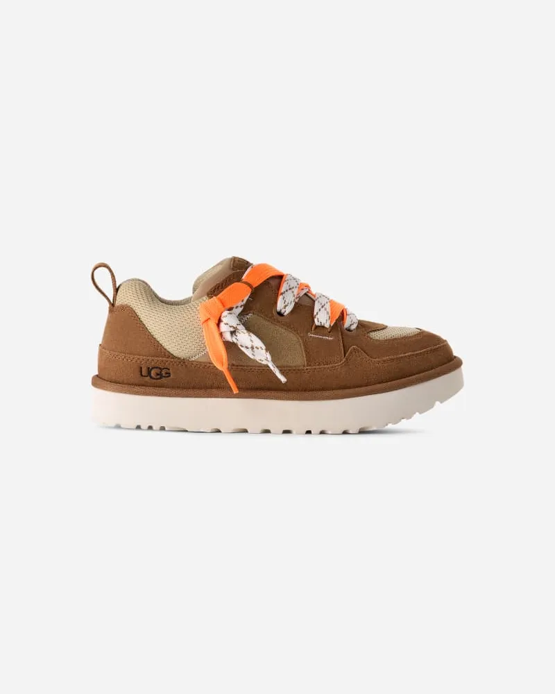 UGG Lo Lowmel für Herren in Brown, Größe Veloursleder/Recycled Materials/Textil Chestnut