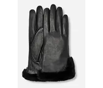 Handschuhe aus Leder und Lafell it Schlitz