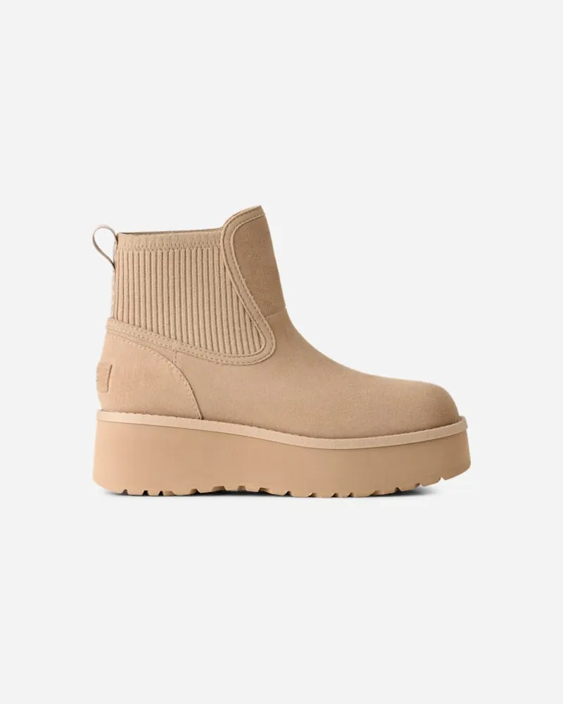 UGG Cityfunc Chelsea-Boot für Damen in Brown, Größe Veloursleder Mustard