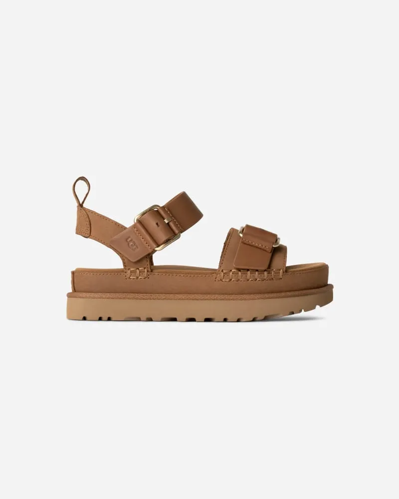 UGG Goldenstar Villa für Damen in Brown, Größe Nubukleder/Leder Chestnut