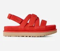 Goldenstar Gleam Sandale für Damen in Red Pepper, Größe Wildleder