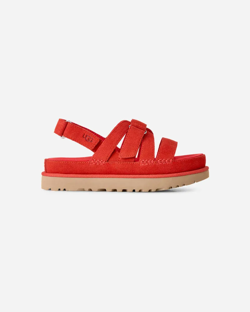 UGG Goldenstar Gleam Sandale für Damen in Red Pepper, Größe Wildleder Red