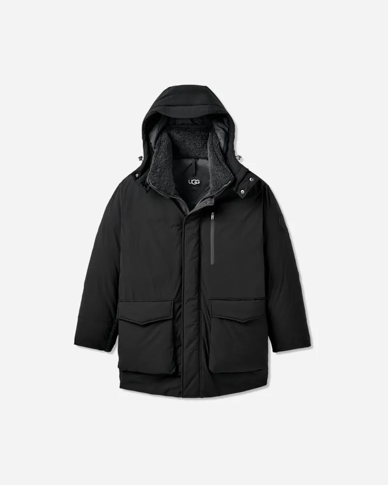 UGG Eamon Daunenparka für Herren in Black, Größe Polyester Black