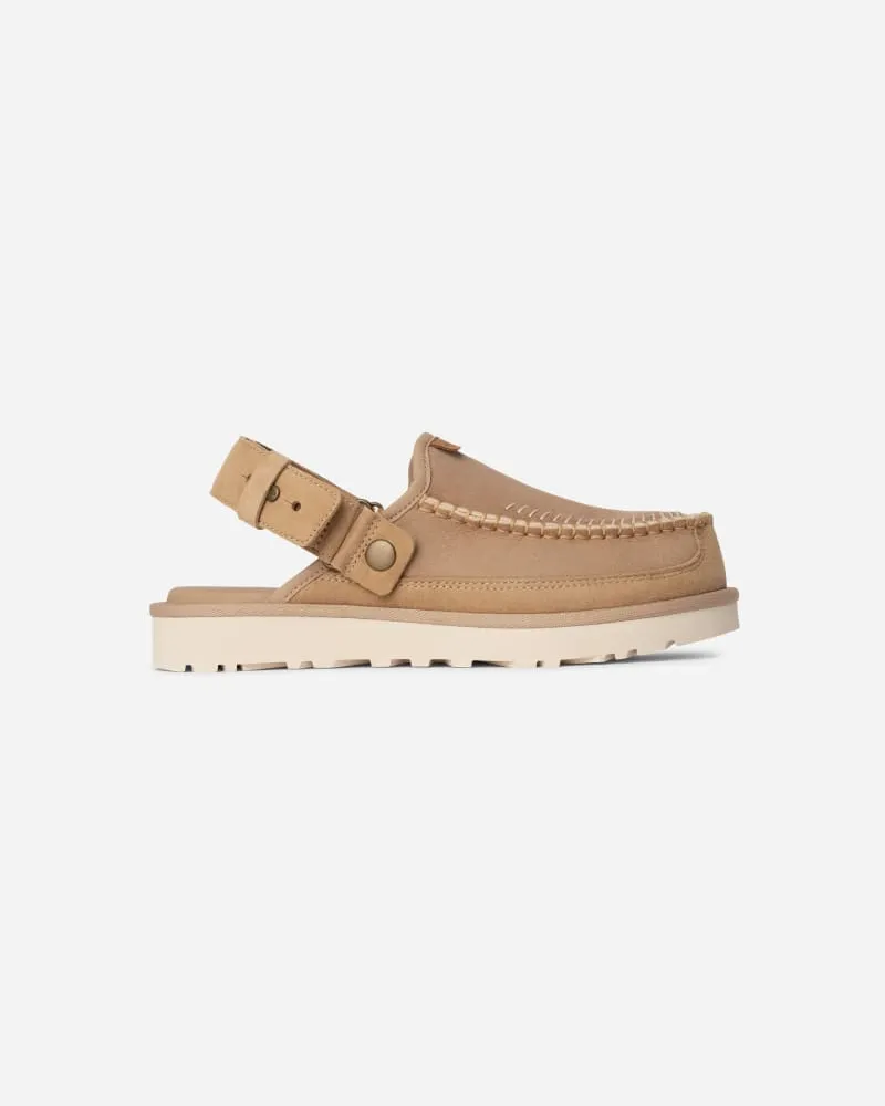 UGG Goldencoast Clog Regenerate für Herren in Beige, Größe Twinface Sand
