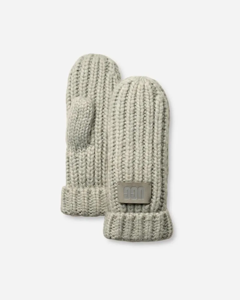 UGG Grobstrickfäustlinge für Kinder in Grey Mist, Größe Grey