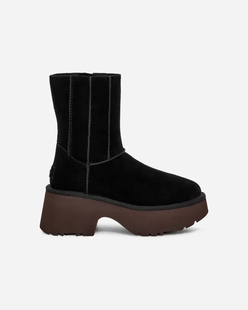 UGG Classic Twin Seam New Heights Boot für Damen in Black, Größe Veloursleder Black