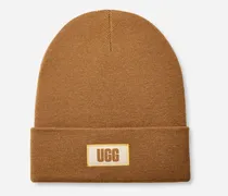 High Crown Beanie für Herren in Chestnut Ii, Größe Strick/Recycled Materials