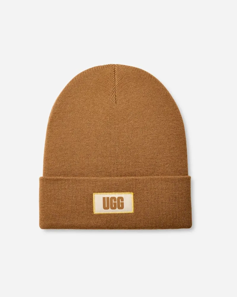 UGG High Crown Beanie für Herren in Chestnut Ii, Größe Strick/Recycled Materials Chestnut