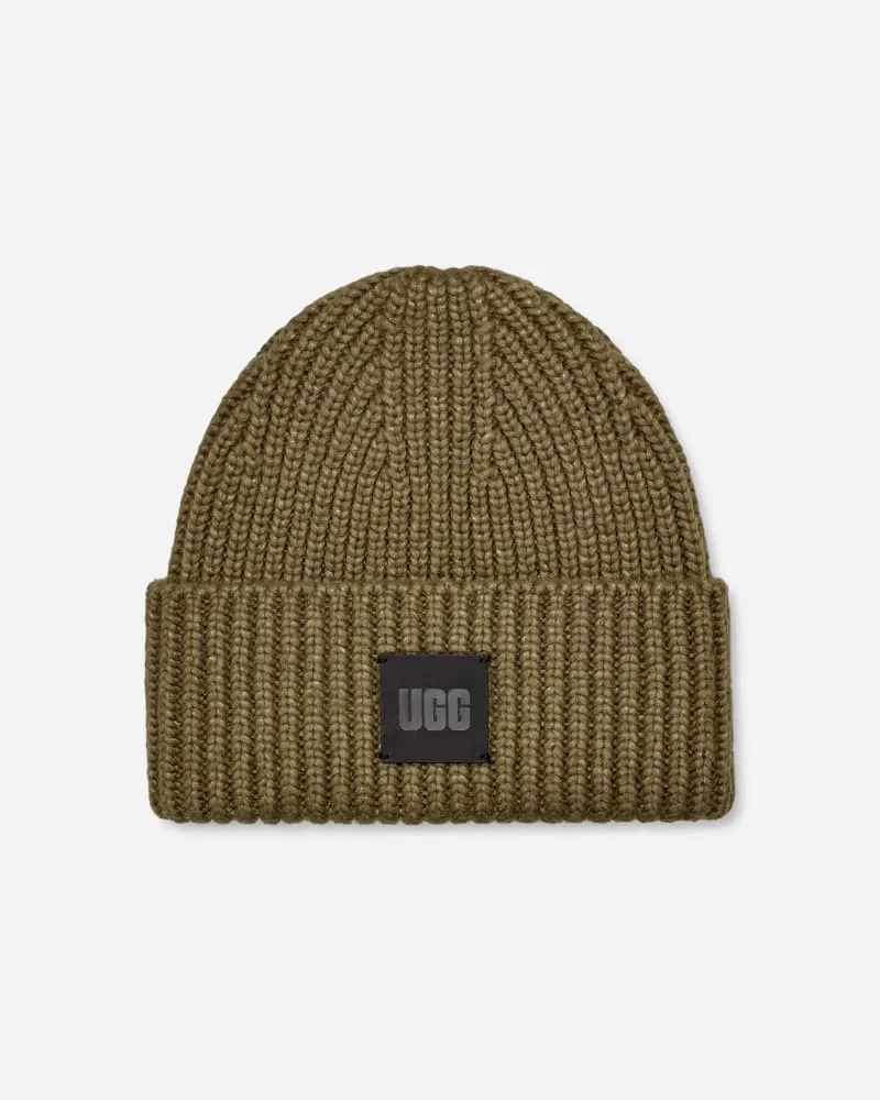 UGG Chunky Rib ütze für Damen in Green, Größe Acrylmischung Burnt