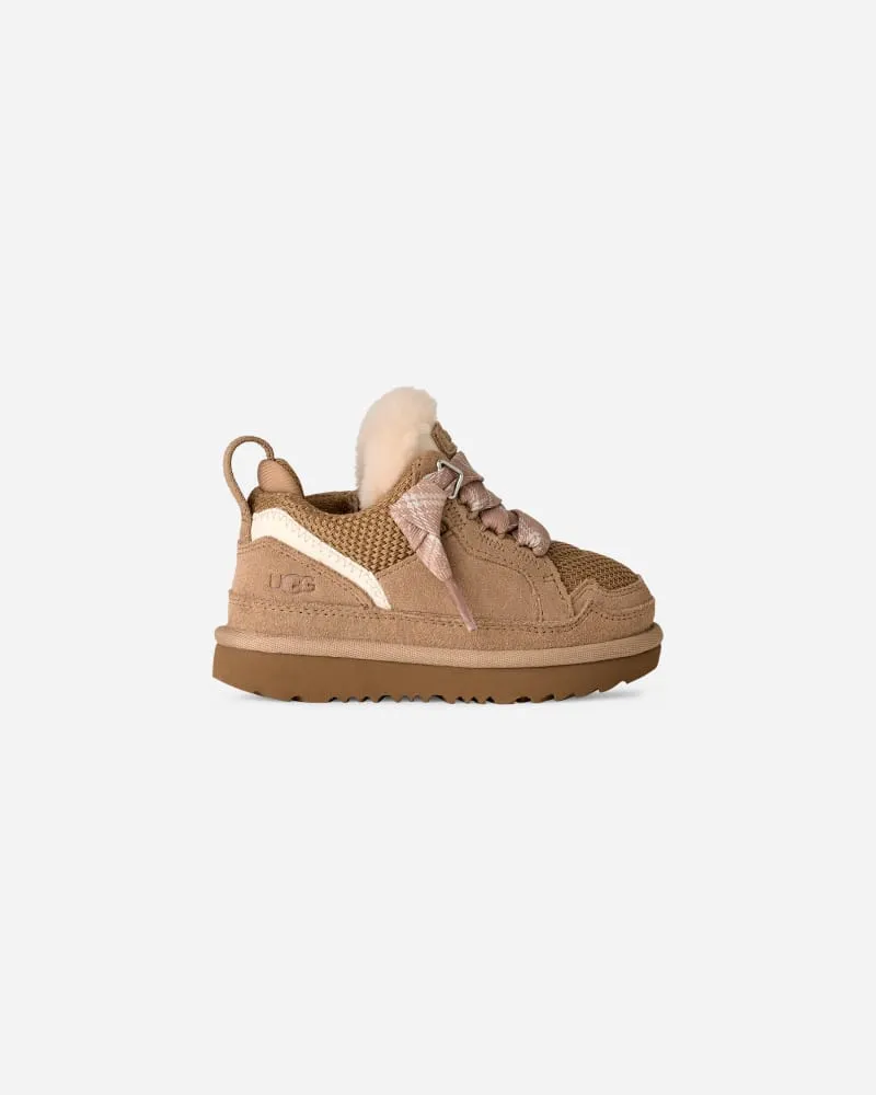 UGG Lowmel Sneaker für Kinder in Beige, Größe Wildleder/Textil Sand